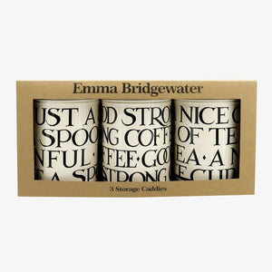 Emma Bridgewater Black Toast Tin Caddy Set