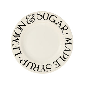 Emma Bridgewater Black Toast Lemon & Sugar 8.5" Plate