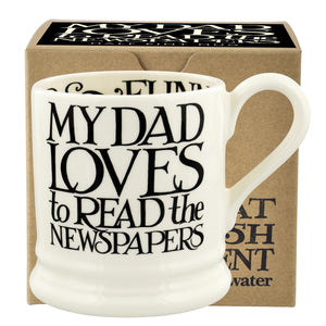 Emma Bridgewater Black Toast Love Dad Half Pint Mug