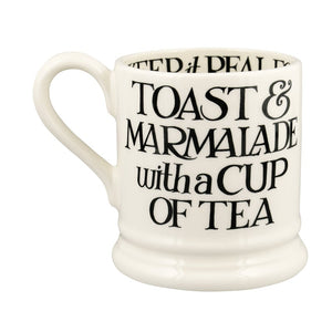 Emma Bridgewater Black Toast Bake Bread Half Pint Mug