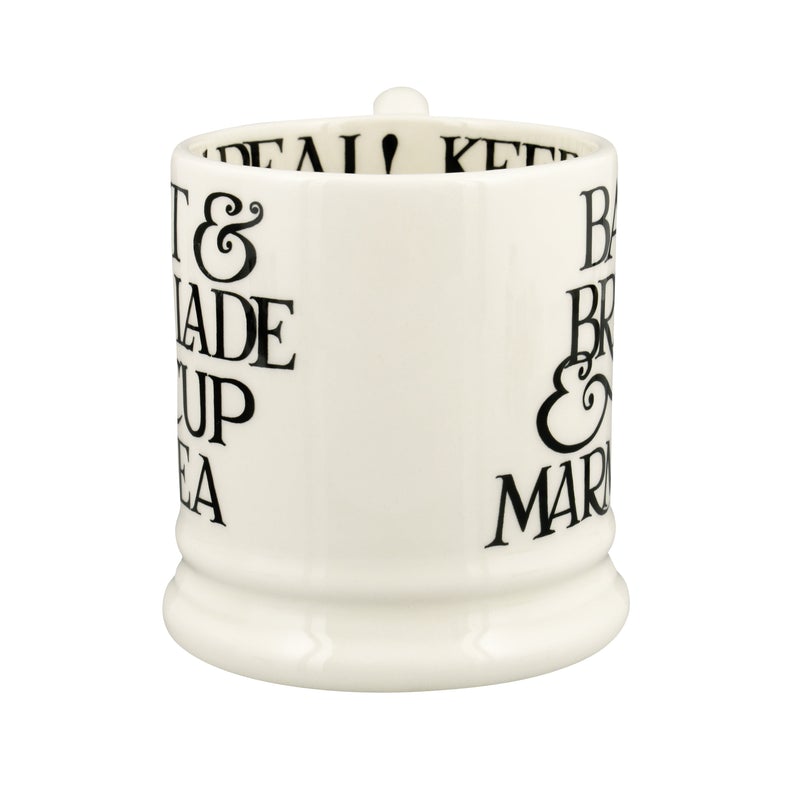 Emma Bridgewater Black Toast Bake Bread Half Pint Mug