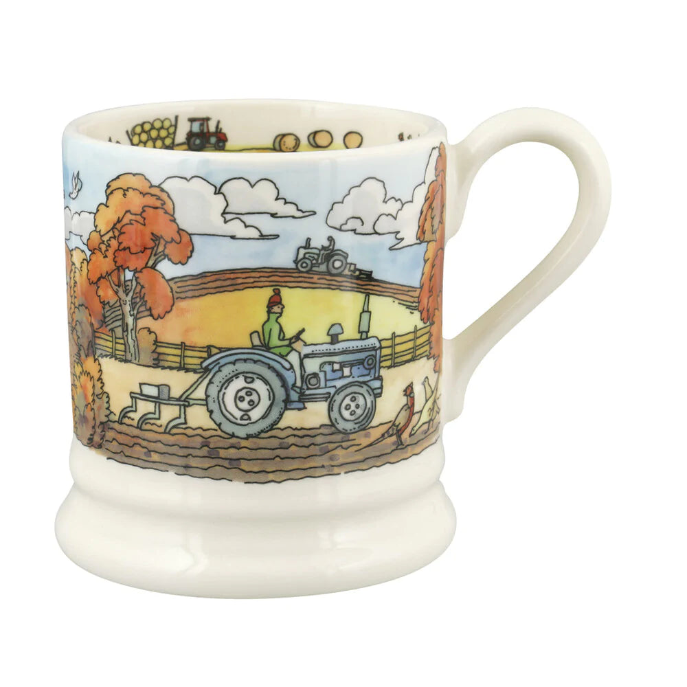 Emma Bridgewater The Good Life Baling & Ploughing Half Pint Mug