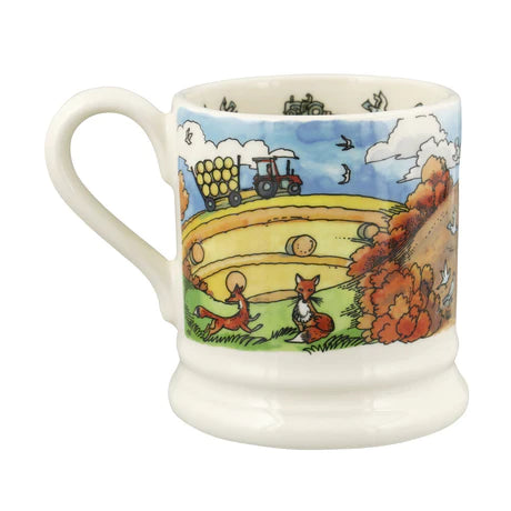 Emma Bridgewater The Good Life Baling & Ploughing Half Pint Mug