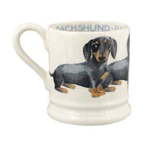 Emma Bridgewater Dogs Black & Tan Dachshund Half Pint Mug