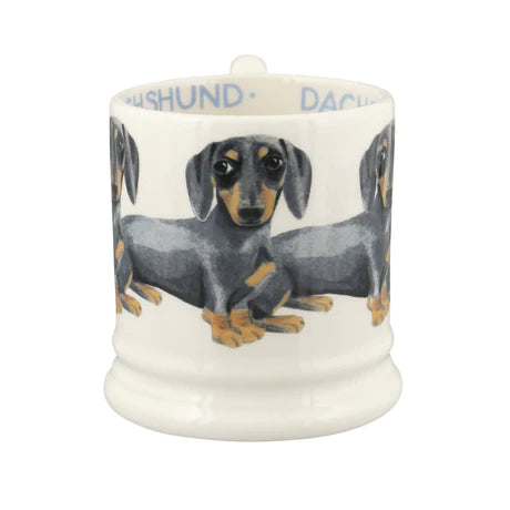 Emma Bridgewater Dogs Black & Tan Dachshund Half Pint Mug