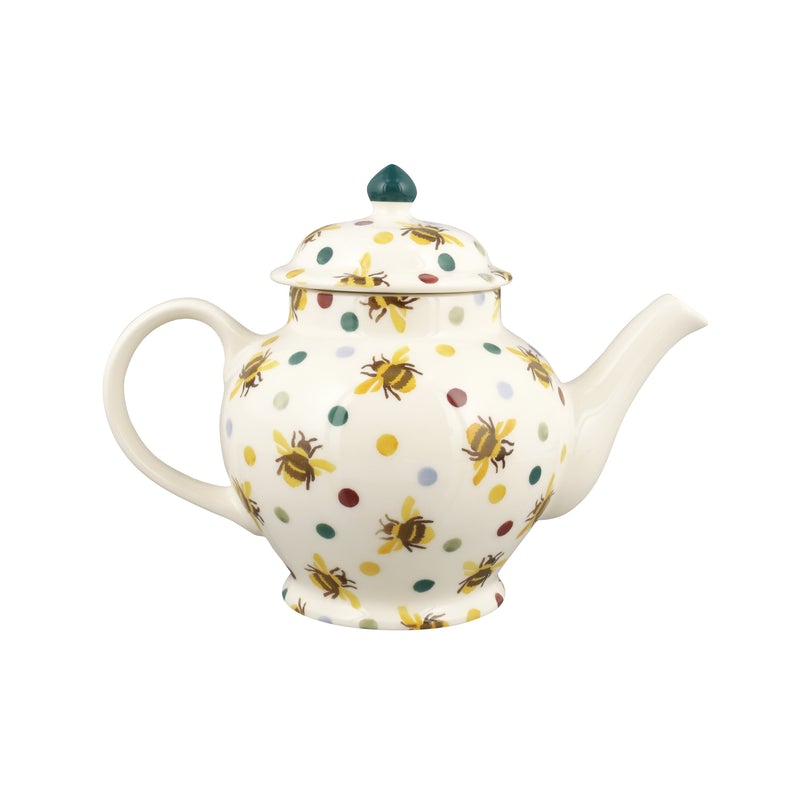 Emma Bridgewater Bumblebee & Polka Dot 3 Mug Teapot