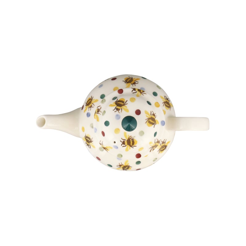 Emma Bridgewater Bumblebee & Polka Dot 3 Mug Teapot