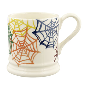 Emma Bridgewater Halloween Cobwebs Half Pint Mug- Sale