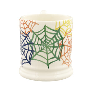 Emma Bridgewater Halloween Cobwebs Half Pint Mug- Sale