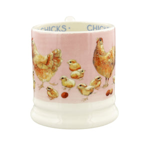 Emma Bridgewater New Morning Chickens & Chicks Half Pint Mug