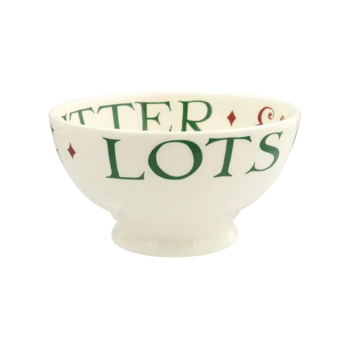 Emma Bridgewater Christmas Toast & Marmalade Lots Of Puddings French Bowl- Sale