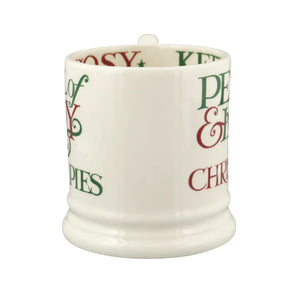 Emma Bridgewater Christmas Toast & Marmalade Peace & Love Half Pint Mug- Sale