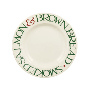 Emma Bridgewater Christmas Toast & Marmalade Smoked Salmon 8.5" Plate- Sale