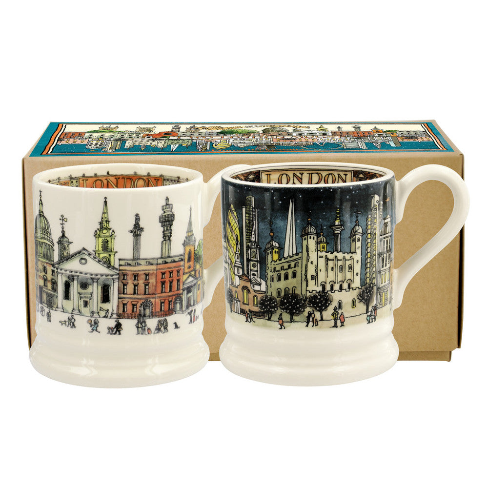 Emma Bridgewater London Half Pint Mug Set