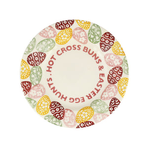 Emma Bridgewater Easter Eggs Hot Cross Buns 8.5" Plate