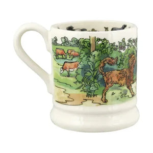 Emma Bridgewater The Good Life Favourite Dog Walks Half Pint Mug