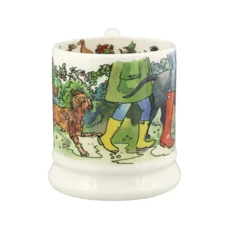 Emma Bridgewater The Good Life Favourite Dog Walks Half Pint Mug