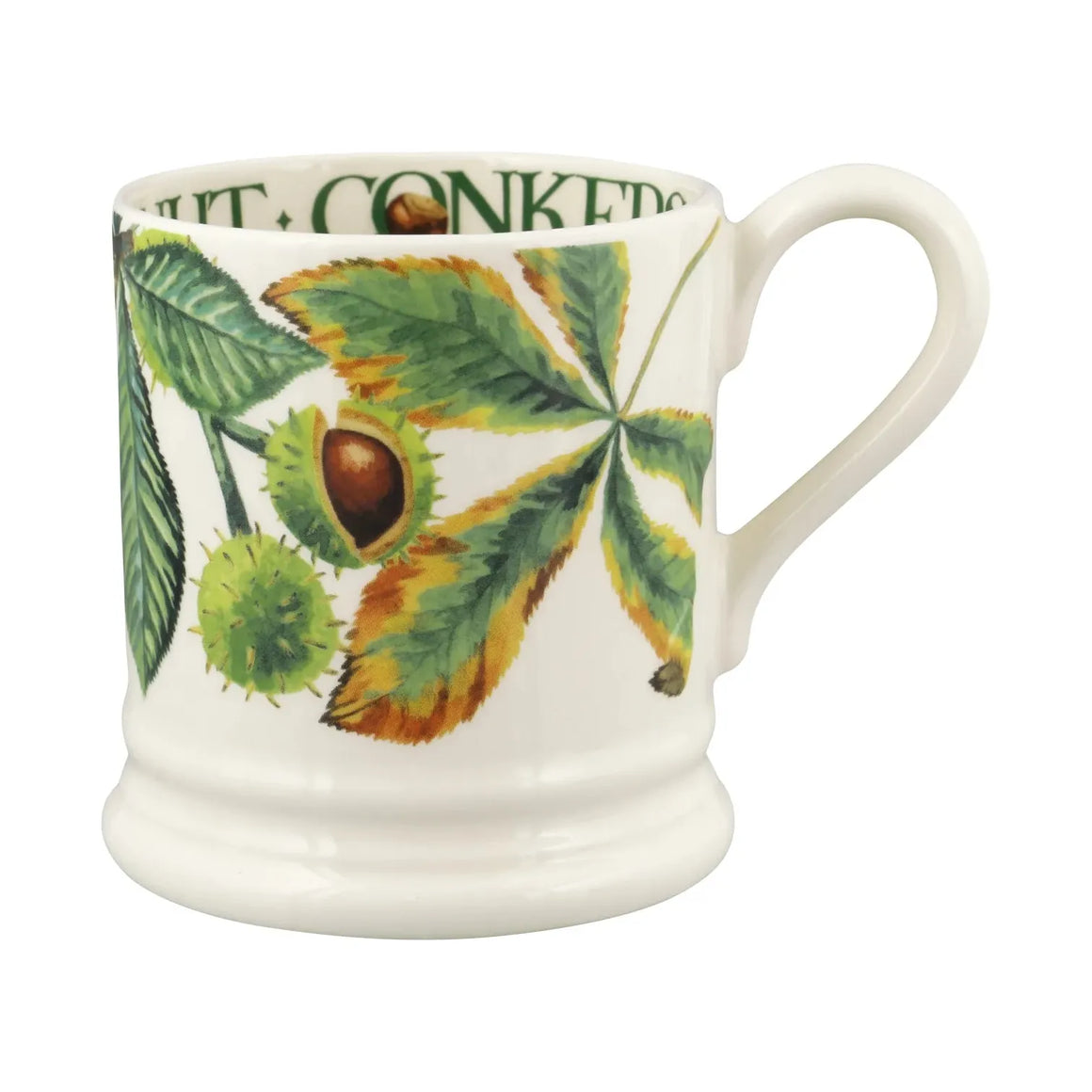 Emma Bridgewater Trees and Leaves Horse Chestnut & Conker 1/2 Pint Mug