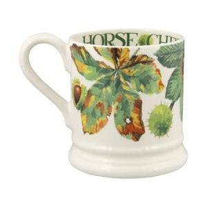 Emma Bridgewater Trees and Leaves Horse Chestnut & Conker 1/2 Pint Mug