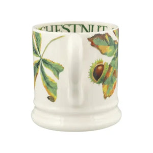 Emma Bridgewater Trees and Leaves Horse Chestnut & Conker 1/2 Pint Mug