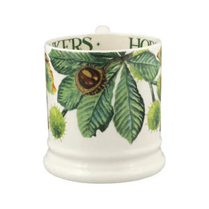 Emma Bridgewater Trees and Leaves Horse Chestnut & Conker 1/2 Pint Mug