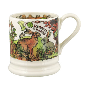 Emma Bridgewater In The Woods Rabbits & Hares Half Pint Mug