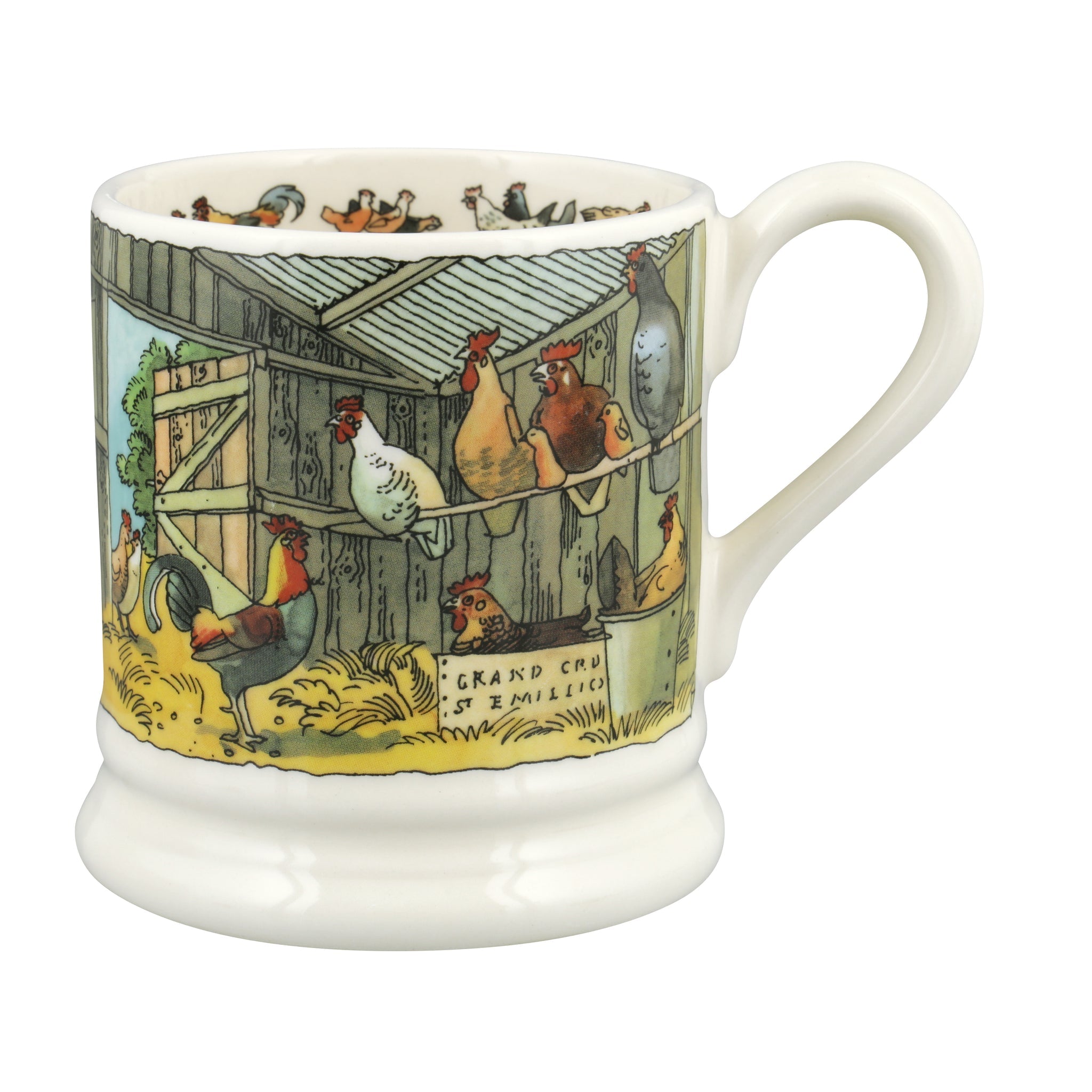 Emma Bridgewater In The Hen House Half Pint Mug