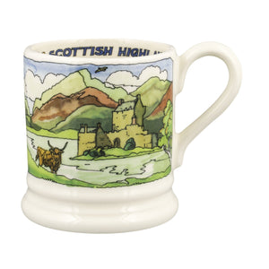 Emma Bridgewater Landscapes Of Dreams Scottish Highlands Half Pint Mug