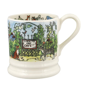 Emma Bridgewater The Good Life In The Garden Half Pint Mug