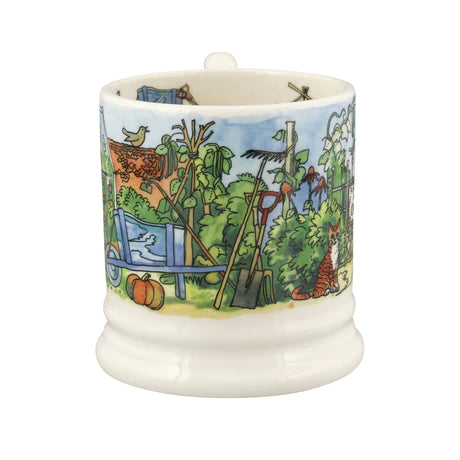 Emma Bridgewater The Good Life In The Garden Half Pint Mug