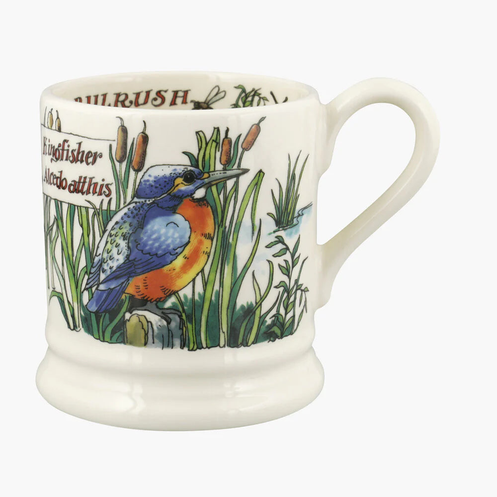 Emma Bridgewater Kingfisher & Bulrush Half Pint Mug