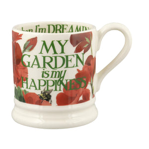 Emma Bridgewater My Garden Is My Happiness Half Pint Mug
