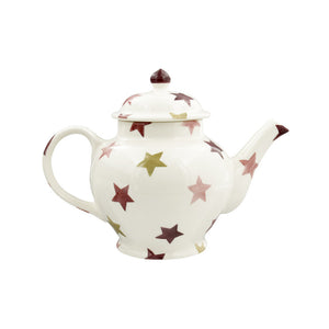 Emma Bridgewater Pink & Gold Star 3 Mug Teapot