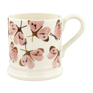 Emma Bridgewater Pink Cabbage White Butterfly Half Pint Mug