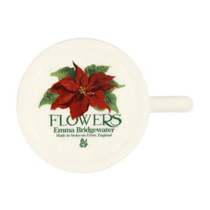 Emma Bridgewater Flowers Poinsettia Half Pint Mug