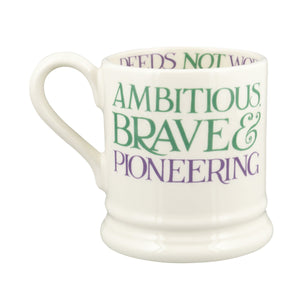 Emma Bridgewater Purple Toast Change Our World Half Pint Mug