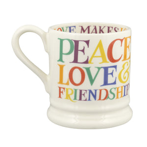 Emma Bridgewater Rainbow Toast Without You Half Pint Mug