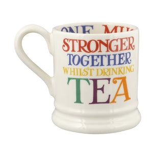 Emma Bridgewater Rainbow Toast Change The World Half Pint Mug