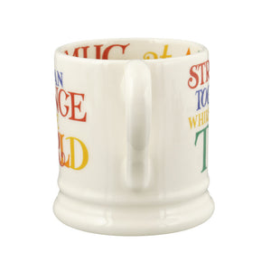 Emma Bridgewater Rainbow Toast Change The World Half Pint Mug