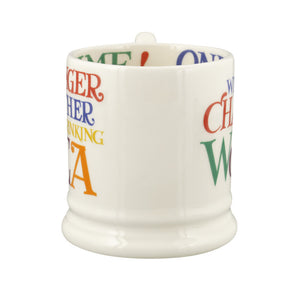 Emma Bridgewater Rainbow Toast Change The World Half Pint Mug