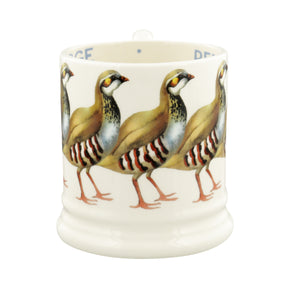 Emma Bridgewater Birds Red Legged Partridge Half Pint Mug