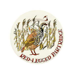 Emma Bridgewater Game Birds Red Legged Partridge 8.5" Plate