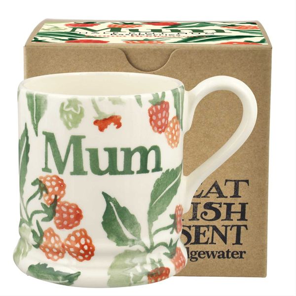 Emma Bridgewater Raspberries Mum Half Pint Mug Boxed