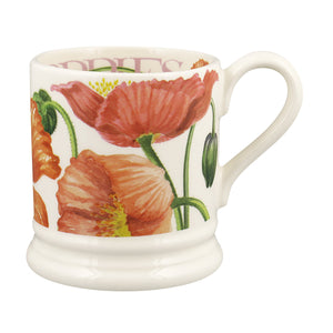 Emma Bridgewater Flowers Red Poppy Half Pint Mug