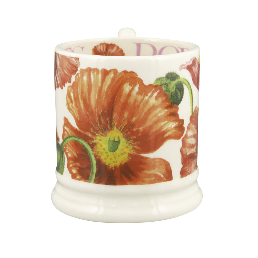 Emma Bridgewater Flowers Red Poppy Half Pint Mug