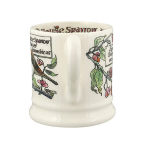 Emma Bridgewater Birds In The Hedgerow Spindle & House Sparrow Half Pint Mug