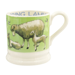 Emma Bridgewater Bright New Morning Spring Lambs Half Pint Mug