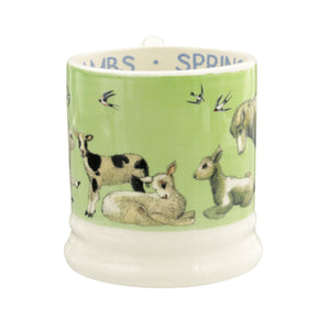 Emma Bridgewater Bright New Morning Spring Lambs Half Pint Mug