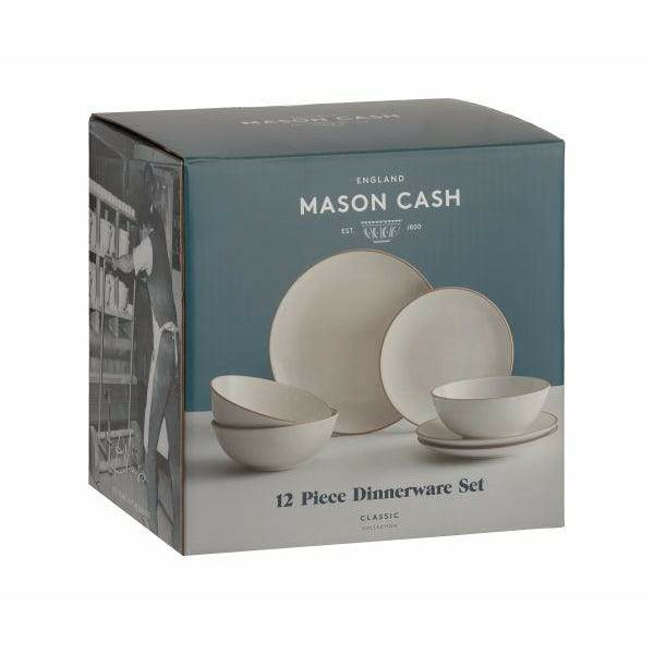 Mason Cash Classic Cream 12 Piece Dinner Set
