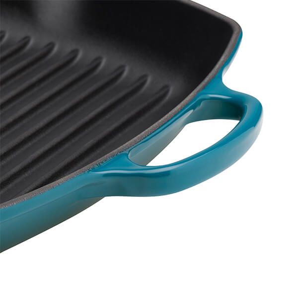 Le Creuset Signature Deep Teal Cast Iron Grill - All